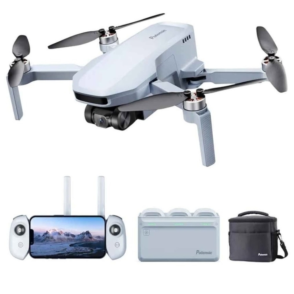 Potensic Foldable Camera Drone - Light Gray